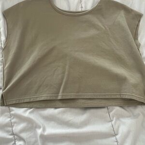 P'tula Olive Crop Top